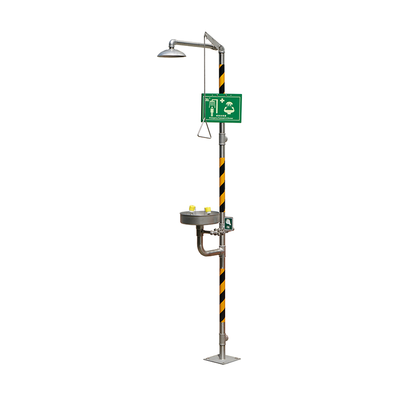 Lavage oculaire et douche d'urgence de type standard